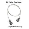 1/10 RC Crawler Tow Chain,Trailer Tow Rope,Rescue Hook Buckle for Traxxas TRX4 Axial SCX10 90046 Tamiya D90 TF2 CC01,1/10 Scale RC Accessories view 2