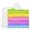 Bulk - 12 Large Birthday Cake Bubble Pop Fidget Toy - Silicone Push Poke Bubble Wrap Fidget Toy - Press Bubbles to Pop - Bubble Popper Sensory Stress Toy OT (Bulk - 12 Cakes (1 Dozen)) view 3