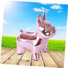 Abaodam Cute Dog Piggy Bank Ceramic Coin Bank Cartoon Saving Pot Boys and Girls Toy view 2