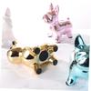 Abaodam Cute Dog Piggy Bank Ceramic Coin Bank Cartoon Saving Pot Boys and Girls Toy view 3
