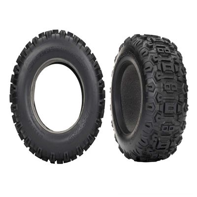Sledgehammer Dual-Profile Belted Tires with Foam Inserts