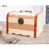 Abaodam Wooden Piggy Bank Mini Vintage Coin Saving Bank Box Money Organizer Treasure Box Without Lock 7.87X5.78X5.70In for Home Office view 2