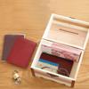 Abaodam Wooden Piggy Bank with Lock Mini Vintage Coin Saving Box Money Organizer Treasure Chest for Home Office Jewelry Storage 5.7 Inch view 3