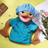 Role Play Hand Puppets Hand Plush Chef Doctor Fireman Pirate Detective Athlete Nurse Worker Hand Puppet Toys Puppets for Kids Storytelling Imaginative Pretend Play Teaching Preschool(Nurse) view 4