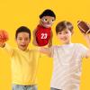 Role Play Hand Puppets Hand Plush Chef Doctor Fireman Pirate Detective Athlete Nurse Worker Hand Puppet Toys Puppets for Kids Storytelling Imaginative Pretend Play Teaching Preschool(Athlete) view 2