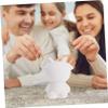Abaodam DIY Cartoon Ceramic Money Pot for Boy Girl Unpainted Savings Jar for Creative Coloring and Fun Parent-boy Girl Activity Unique Birthday and view 3