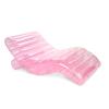 FUNBOY Giant Inflatable Luxury Clear Pale Pink Chaise Lounger, Chair Pool Float for Adults, Transparent Seaglass Green Material, Perfect for a Summer Pool Party view 1
