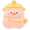 Abaodam Unbreakable Cute Piggy Bank Saving Pot Adorable Pig-Shaped Money Pot for Boys and Girls Vinyl Material Birthday Decorative Desktop Decor view 1