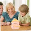 Abaodam Unbreakable Cute Piggy Bank Saving Pot Adorable Pig-Shaped Money Pot for Boys and Girls Vinyl Material Birthday Decorative Desktop Decor view 2