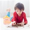 Abaodam Unbreakable Cute Piggy Bank Saving Pot Adorable Pig-Shaped Money Pot for Boys and Girls Vinyl Material Birthday Decorative Desktop Decor view 3