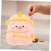Abaodam Unbreakable Cute Piggy Bank Saving Pot Adorable Pig-Shaped Money Pot for Boys and Girls Vinyl Material Birthday Decorative Desktop Decor view 4