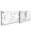 CoinCollective 2 inch x 4mm Challenge Coin Acrylic 3 Coin Display Case Holder, 3COIN-BL-2x4MM view 2
