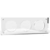 CoinCollective 2 inch x 4mm Challenge Coin Acrylic 3 Coin Display Case Holder, 3COIN-BL-2x4MM view 3