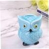 Abaodam 1pc Ceramic Owl Piggy Bank Stylish Bank Box Coins Saving Box Owl Decor for Boys and Girls Color view 4