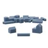 BKPrint3D Replacement Pieces for Catan Board Game | Settlers Pieces | 82 Colors | Base Set | (21_Grey_Blue) view 1