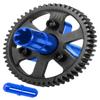 RCMYou 57T Slipper Clutch 0.8 Pitch Upgrades Part for 1/10 Granite Senton Vorteks Big Rock 3S/Kraton Outcast 4S 1/8 Typhon 3S,Metal Slipper Clutch Hop Ups,Replace ARA310948,Navy Blue view 1