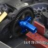 RCMYou 57T Slipper Clutch 0.8 Pitch Upgrades Part for 1/10 Granite Senton Vorteks Big Rock 3S/Kraton Outcast 4S 1/8 Typhon 3S,Metal Slipper Clutch Hop Ups,Replace ARA310948,Navy Blue view 3