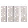 POWTAXBJGD Door Hinges 4 PCS 4 inch Lift Off Hinges Flag Hinges, 304 Stainless Steel Detachable Door Hinge, Lift Off Left Handed Hinges for Cabinet, Furniture Hinges, Closet, Wardrobe, Cupboards view 1