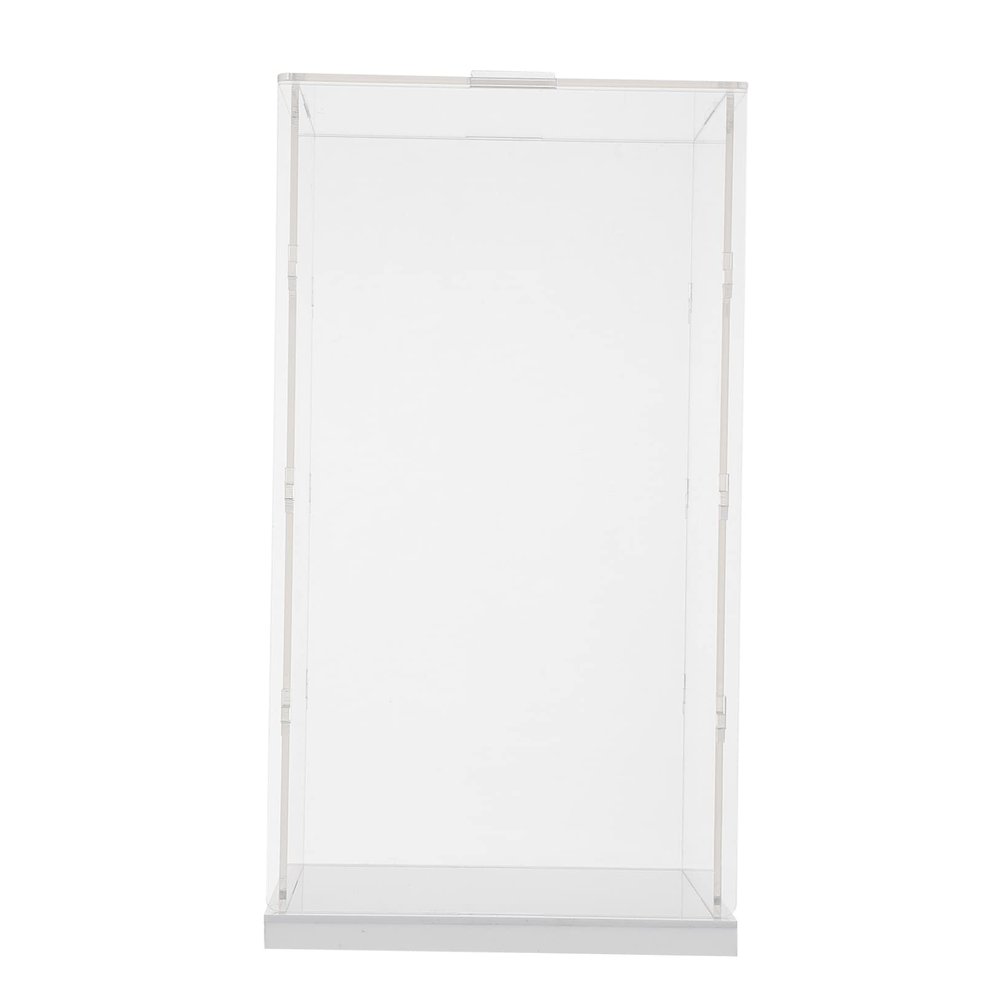 1pc Acrylic Transparent Display Case Box Clear Showcase for Model Figures and Storage Rack for Toys and Collectibles