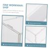 1pc Acrylic Transparent Display Case Box Clear Showcase for Model Figures and Storage Rack for Toys and Collectibles view 4