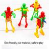 MQIONGJOOY 12 Pcs Funny Spring Wind-up Dancing Robot Toy for Kids, Clockwork Waving Robot Playset for Kids Role Playing, Figurine for Easter Egg, Christmas, Party Favor Gift view 2