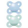 MAM Original Start Matte Newborn Baby Pacifier, Best Pacifier for Breastfed Babies & Night Pacifiers 0-6 Months, Best for Breastfed Babies, Glow in The Dark, Baby Boy, 2 Count view 2