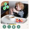 ALASOU 3PCS Suction Cup Spinner Toys for 1 Year Old Boy Girl|Spinning Top 12 18 Months|1 2 Year Old Boy Birthday Gift|Baby Bath Toy for Kids Ages 1-3|Sensory Airplane Travel Toy for Infant Toddlers view 3