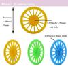 Delinx 60PCS Plastic Project Wheels with 2 mm Hole and 30 PCs Shaft Rods,100 mm Round Rod Axles for Science Engineering Car STEM Projects RC Truck Boat Helicopter Model view 2