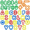 Dough Tool Set with Dough Alphabet Cutters,Numbers Cutters,Mathematical Symbols,Great Dough Tools for Learning Letters and Numbers view 1