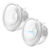 Belmikal Double Wearable Breast Pump Parts 16mm Milk Collector Cup Compatible with Momcozy S9 Pro|S12 Pro Wearable Breastpump Incl 16mm Flange Use with S9 Pro|S12 Pro Parts/Accessories Replacement view 1