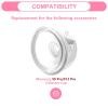 Belmikal Double Wearable Breast Pump Parts 16mm Milk Collector Cup Compatible with Momcozy S9 Pro|S12 Pro Wearable Breastpump Incl 16mm Flange Use with S9 Pro|S12 Pro Parts/Accessories Replacement view 2