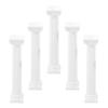 GANAZONO 5pcs Mini Roman Pillar Statue Candlestick Stand Mini Candle Holder Dollhouse Micro Landscape Yard Fairy Garden Decoration view 1
