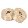 16g/pcs Brass Rear Axle Counterweights 16g/pcs Axle Balance Weight SCX24 Upgrade Part for SCX24 1/24 RC Crawler view 1