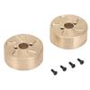 16g/pcs Brass Rear Axle Counterweights 16g/pcs Axle Balance Weight SCX24 Upgrade Part for SCX24 1/24 RC Crawler view 3