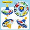 Beeqoo Retro Spinning Top Tin Toy for Kids  Fun Vehicle Classic Toys - Toddler Traditional Spin Tops - Metal Fidget Spinner for Kindergarten  Sensory Gyroscope - Novelty Gifts Party Favors view 3