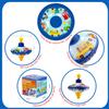 Beeqoo Retro Spinning Top Tin Toy for Kids  Fun Vehicle Classic Toys - Toddler Traditional Spin Tops - Metal Fidget Spinner for Kindergarten  Sensory Gyroscope - Novelty Gifts Party Favors view 4