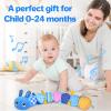 KMUYSL Baby Toys 0-6 6-12 Months, Sensory Music Animal Stuffed Toy for 0 1 2 3 4 5 6+ Months, Plush Toy with Crinkle and Rattles for Infant Newborn, Tummy Time Toys Gifts for 0-3-6-12 Month view 3
