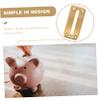 TOYANDONA Metal Coin Slot for Money Jar Decorative Coin Container Stainless Steel Bill Slot view 4