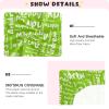 Light Green Custom Name Crib Sheets for Boys Girls Personalized Pack and Play Sheets Fitted Toddler Sheets for Baby Infants view 3