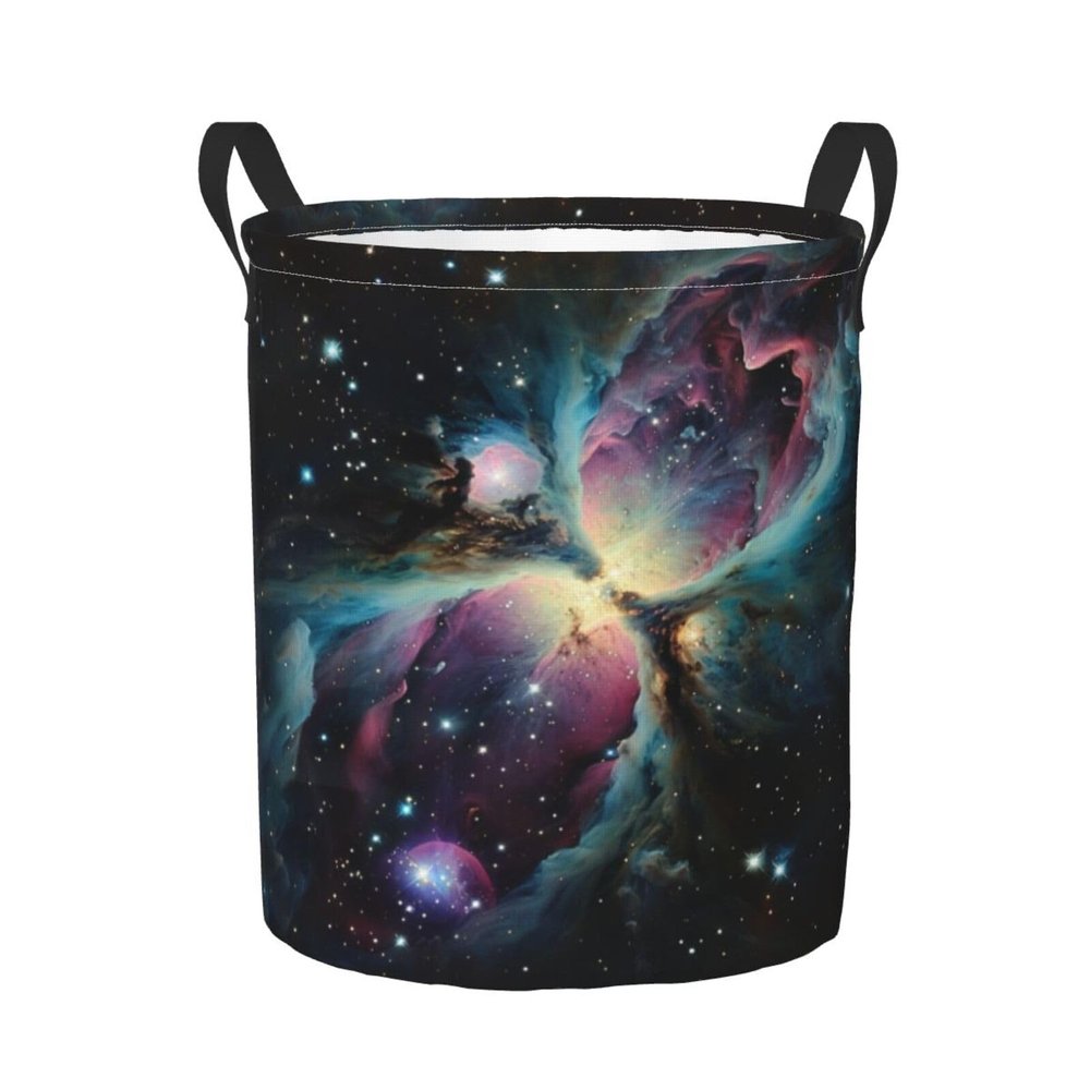Foruidea Majestic Orion Nebula Laundry Basket,Laundry Hamper,Collapsible Storage Bin, Oxford Fabric Clothes Baskets,Nursery Hamper For Home,Office,Dorm,Gift Basket