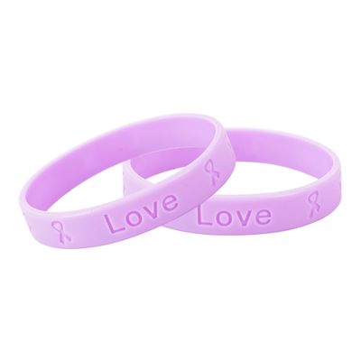 10 Pack Lavender Silicone Bracelets Gynecological Cancer Awareness Perfect for Fundraising and Gift-Giving Lavender Rubber Wristbands
