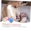 Hemoton 6-Pack Reusable Breastfeeding Pads Nursing Pads Washable Breast for Women Anti-Overflow Feeding view 3