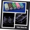 TOYANDONA 1pc Acrylic Chip Rack Creative Game Chips Organizer for Poker Lightweight and Storage to Keep Your Table Tidy and Organized view 2