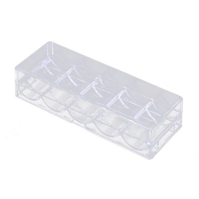 TOYANDONA 1pc Poker Chip Organizer Design Acrylic Storage Box for Game Chips Space-Saving Container Cover for Easy Access and Organization