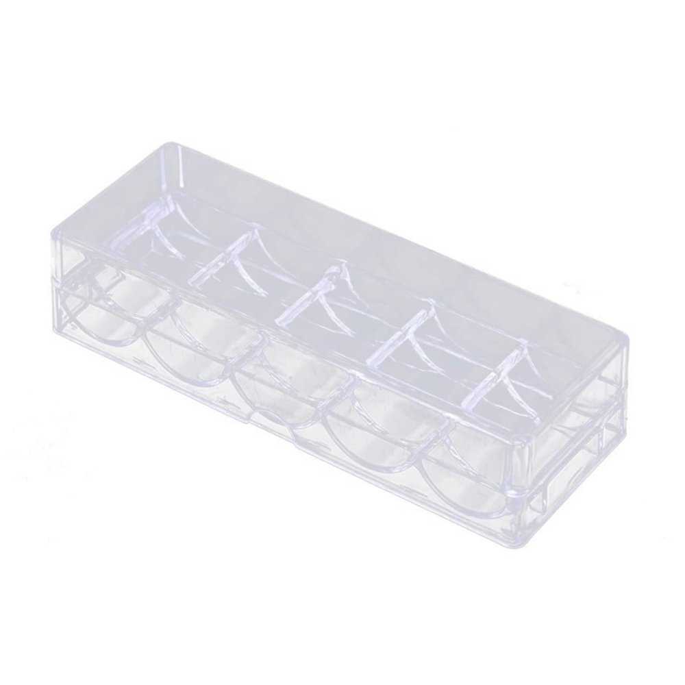 TOYANDONA 1pc Poker Chip Organizer Design Acrylic Storage Box for Game Chips Space-Saving Container Cover for Easy Access and Organization