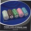 TOYANDONA 1pc Poker Chip Organizer Design Acrylic Storage Box for Game Chips Space-Saving Container Cover for Easy Access and Organization view 4