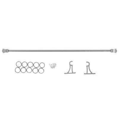 1:12 Scale Dollhouse Curtain Rod, High Simulation Vivid Alloy Miniature Curtain Rail Rod for Dollhouse Accessories, Easy to Install