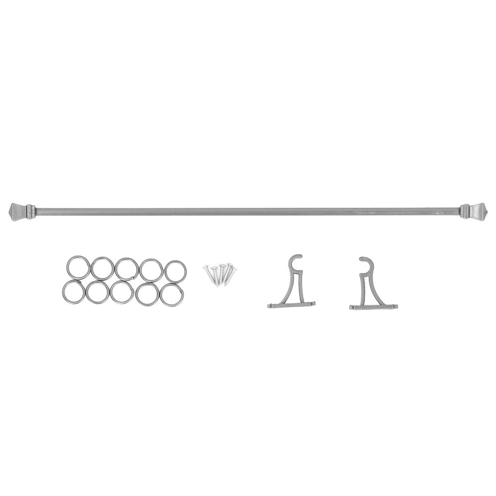 1:12 Scale Dollhouse Curtain Rod, High Simulation Vivid Alloy Miniature Curtain Rail Rod for Dollhouse Accessories, Easy to Install