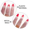 TOYANDONA 10pcs Witch Fingers Witch Nail Ring Scary ES Nails Costume Accessories Halloween Dragon Claw Halloween Fake s Costsume Fingers Plastic Apparel Cosplay view 3