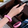 10 Pack Pink Silicone Bracelets Breast Cancer Silicon Bracelets Perfect for Fundraising and Gift-Giving Pink Rubber Wristbands view 2